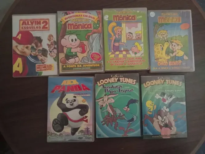 lote de dvds infantis a preços diversos