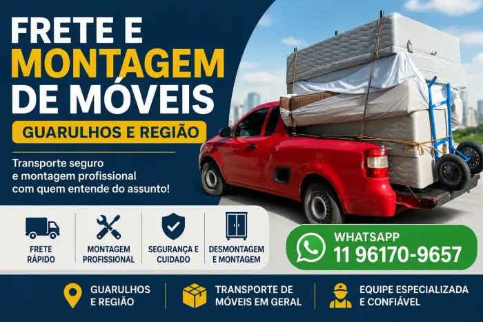 Frete e mudanças e montagens de móveis