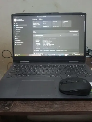 Lenovo LOQ 15 Gamer i5 12ª + RTX 2050 + SSD + Mouse + Caixa (Semi Novo)