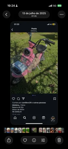 Bicicleta elétrica 