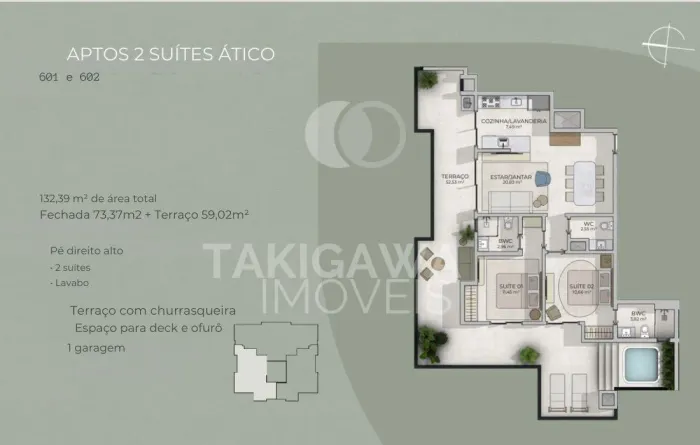 Apartamento para Venda em Florianópolis, Jurerê, 2 dormitórios, 2 suítes, 2 banheiros, 1 v