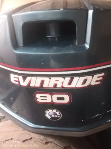 Motor de popa 90 HP Evinrude/ lancha