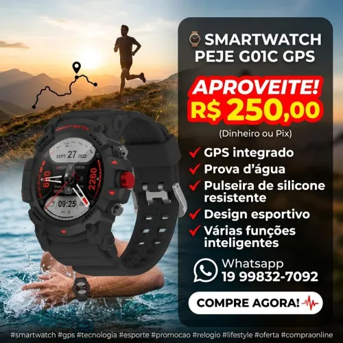 Smartwatch com gps