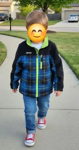 Casaco infantil para inverno 7-8 anos
