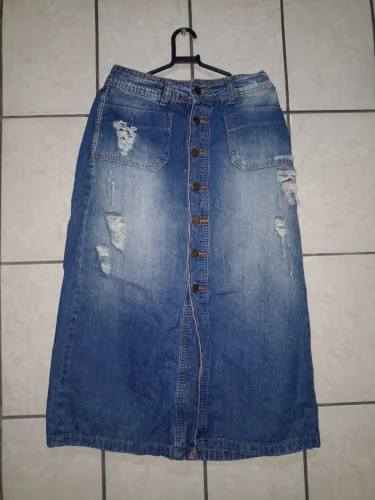 Saia jeans
