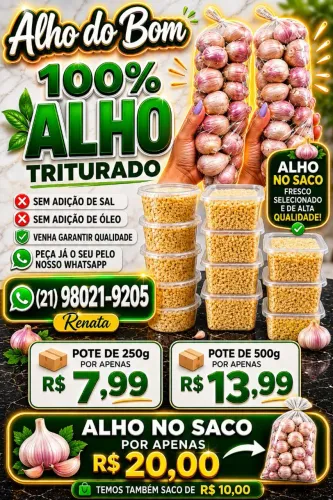 Alho triturado Do Bom