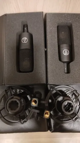 Par de microfone Audio Technica 4040, como novos!<br><br>R$2200 und
