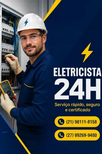 Eletricista atendimento rápido.