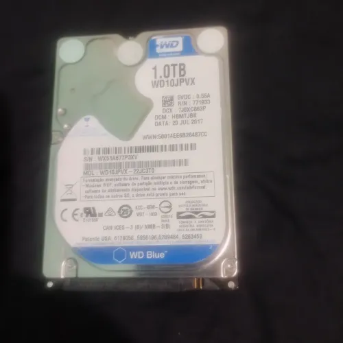 HD de 1Tb notebook wd
