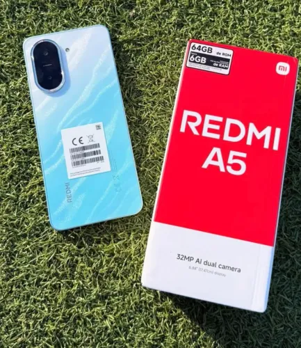 Celular Econômico - Bateria De longa Duração - Redmi A5 - Azul - 128