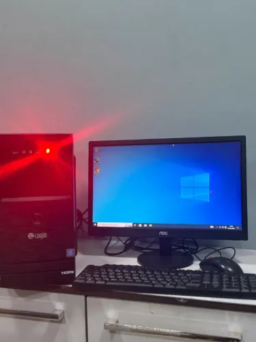 Computador Completo Core i3 + Windows 10 e Monitor