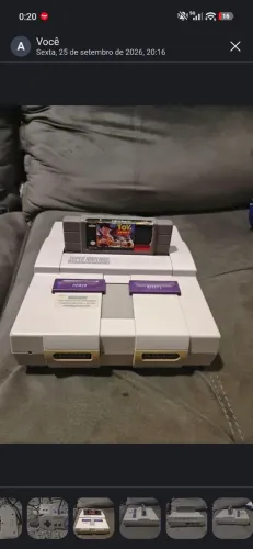 Super Nintendo, 2 controles originais