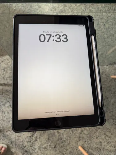 Ipad 9 + Cabo + Capa + Caneta + Teclado Bluetooth