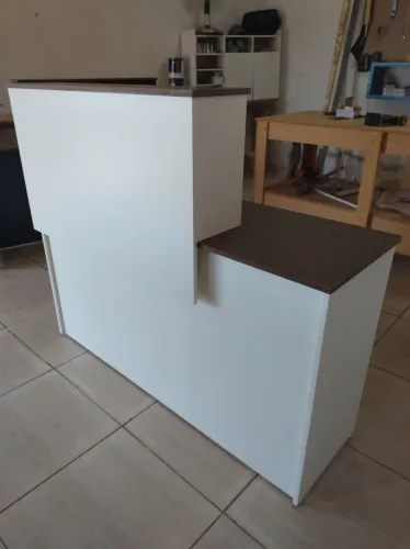 Balcão recepção atendimento