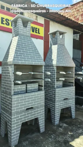 Churrasqueiras pré moldadas. Fabricação e venda.