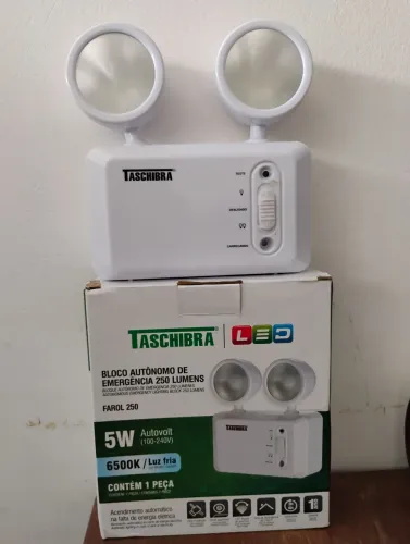 Lâmpada Led Emergência Taschibra 