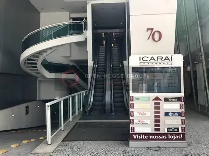 Open House vende sala comercial ICARAÍ CORPORATE com 01 vaga, lazer e excelente localizaçã