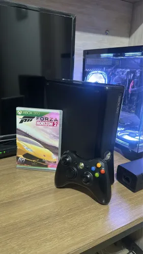 ? XBOX 360 SLIM - PRONTO PARA JOGAR!