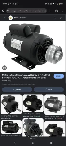 Motor Weg 2 cv