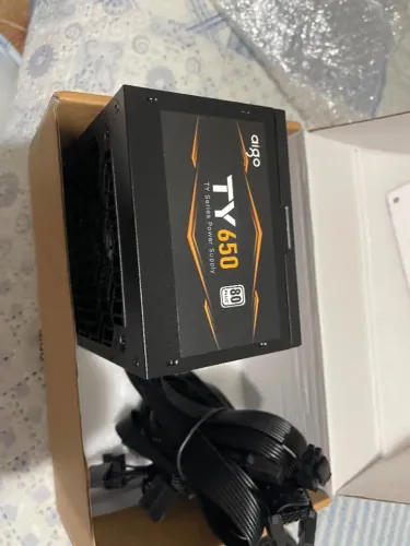 FONTE AIGO TY650 650W 80 PLUS (NOVO)