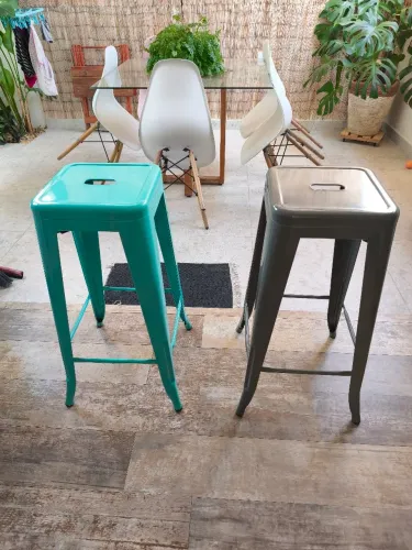 Banqueta alta industrial