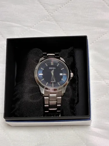 Relógio Seiko SUR243B1 Azul Original - Vidro Safira + Garantia + NF