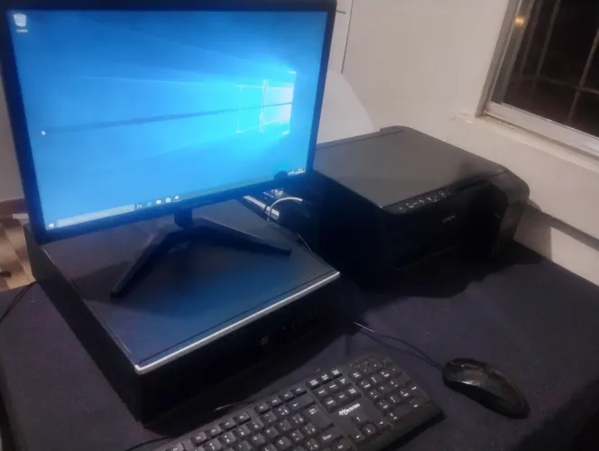 PC completo I5 + Impressora Epson L 3150 usada