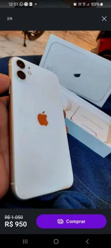 ? iPhone 11 Branco 64GB Completo na Caixa - Conservado ?