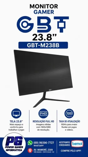 MONITOR GAMER NOVO SOMOS LOJA FULL HD 100HZ