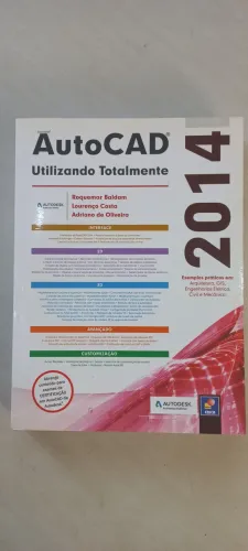 Livro técnico sobre o software AutoCAD 2014, intitulado: Utilizando Totalmente