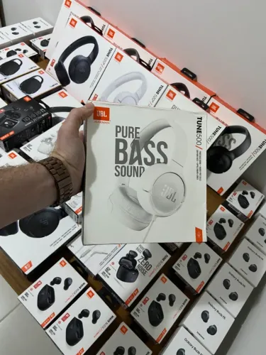 CAIXA LACRADA - Fone de Ouvido Headset JBL Tune 500 - Branco