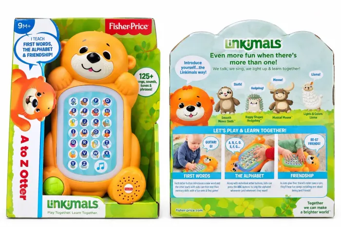 Fisher-Price Linkimals A to Z Otter - Brinquedo Educativo Interativo