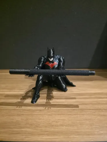 Porta Caneta Batman - Preto/Vermelho