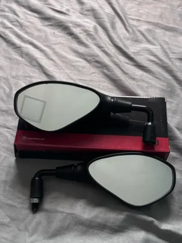 Retrovisor baixo preço bom pra qualquer moto 