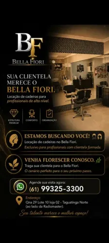 Vagas pra aluguel de cadeiras salão de beleza