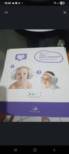 Fone abafador bebê