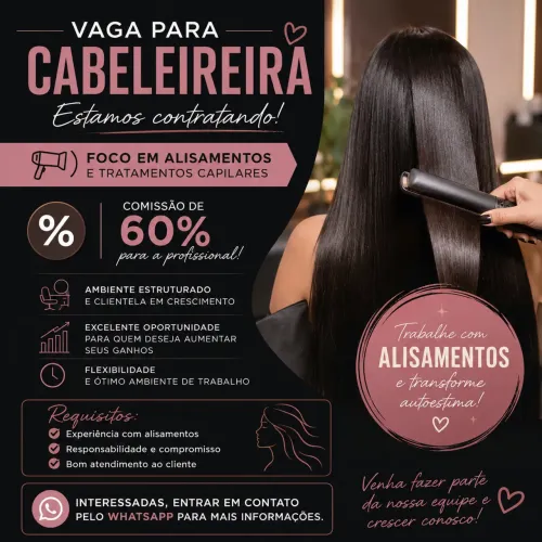 Vaga para cabeleireiro 