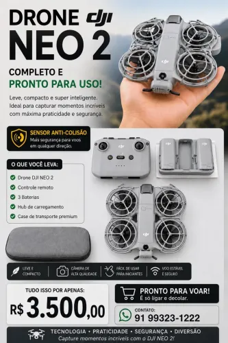 Drone DJI NEO 2 COMPLETO
