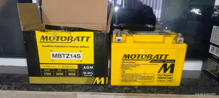 Bateria nova na garantia ainda.