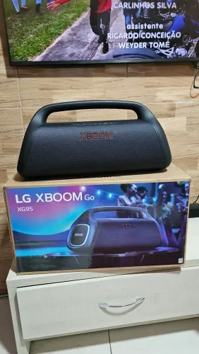 CAIXA LG XBOOM XG9S NOVA ABERTA APENAS PARA TESTE