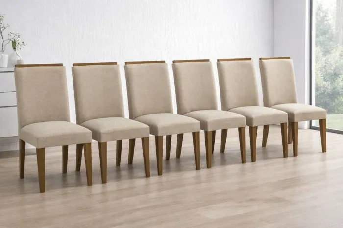 Cadeiras para Mesa de Jantar Linho - R$ 300,00 cada