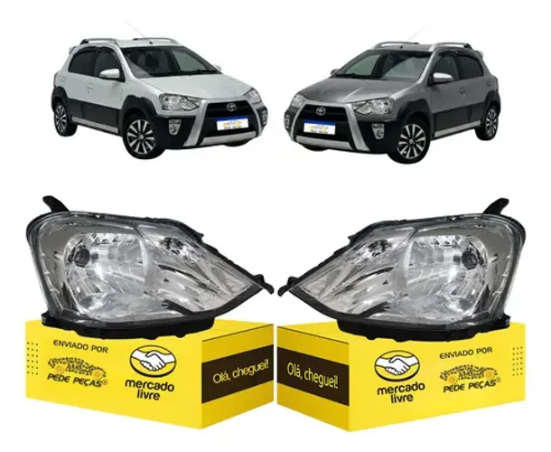 Par Farol Sinaleira Etios Cross 2014 2015 2016 2017 2018 Ambos Lados
