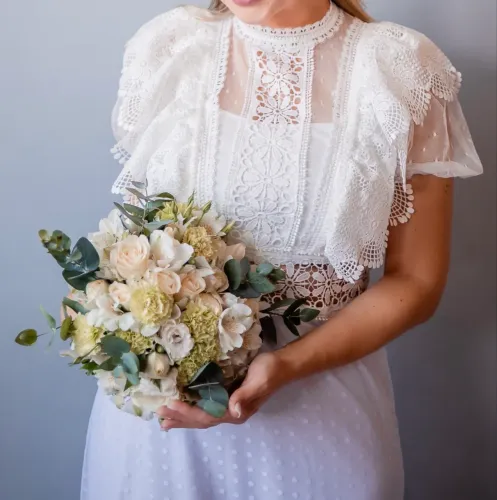 Vestido noiva alta costura peça única