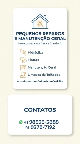 MANUTENÇÃO GERAL e pequenos Reparos colombo e Curitiba 