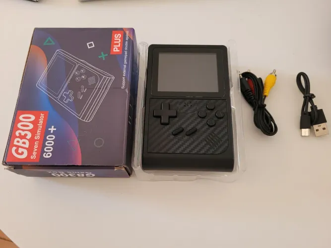 GB300 Customizado - Sistema de Áudio Modificado (Com Mini Subwoofer) + Caixa e Jogos