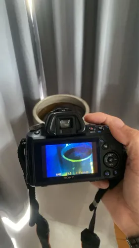 CÂMERA SONY COM AVARIA