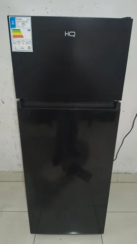 Geladeira Refrigerador Hq Defrost 230l Preto Hq-230rdfs Preta