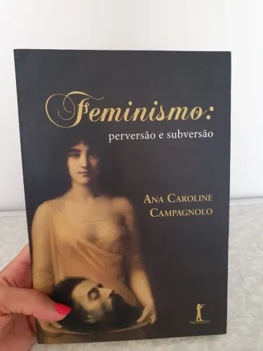 Livros Ana Campagnolo "Feminismo" e "Guia de Bolso Contra Mentiras Feministas"