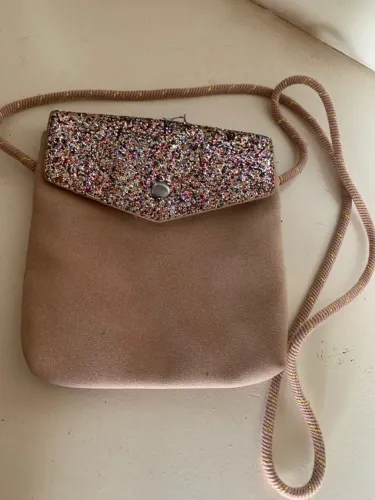 Bolsa Tiracolo Infantil com Brilho Hering Kids