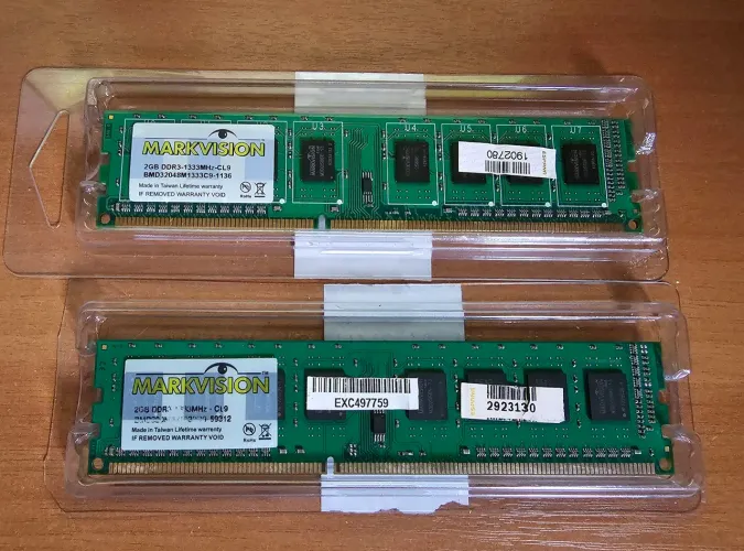 Memória 4GB DDR3 (2x2GB) 1333Mhz Markvision
